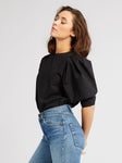 Lila Top in Black