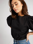 Lila Top in Black