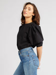 Lila Top in Black