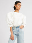 Lila Top in White