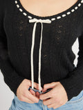 Margaret Pullover in Black