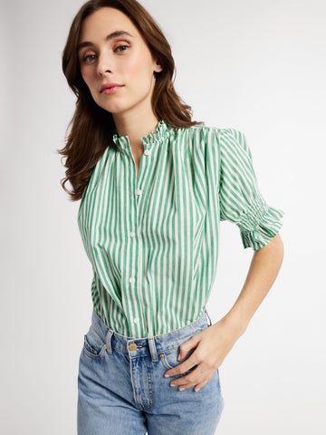 Marnie Top in Kelly Stripe