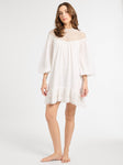 Mirella Crochet Dress in White