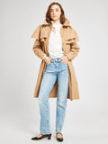 Renata Trench in Almond