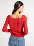 Rosie Cardigan in Cherry