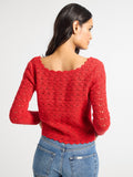 Rosie Cardigan in Cherry