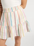 Rowan Skirt in Mallorca Stripe