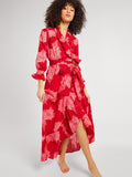 Simone Dress in Crimson Floral