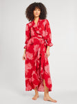 Simone Dress in Crimson Floral