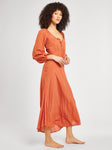 Suki Dress in Terracotta Dot