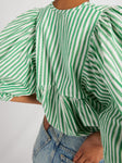 Thalia Top in Kelly Stripe