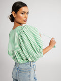 Thalia Top in Kelly Stripe