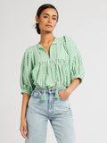 Thalia Top in Kelly Stripe