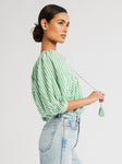 Thalia Top in Kelly Stripe