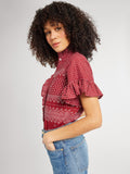 Vanessa Top in Raspberry Mosaic