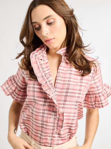 Vanessa Top in Sugarplum Plaid