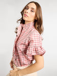 Vanessa Top in Sugarplum Plaid