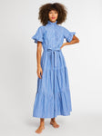 Victoria Dress in Harbor Stripe