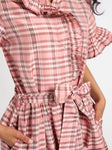 Victoria Dress in Sugarplum Plaid